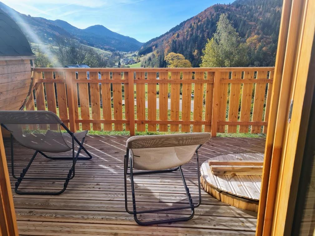 Le Chalet Du Blanc Spa Yoga Aillon-le-Jeune Exterior foto