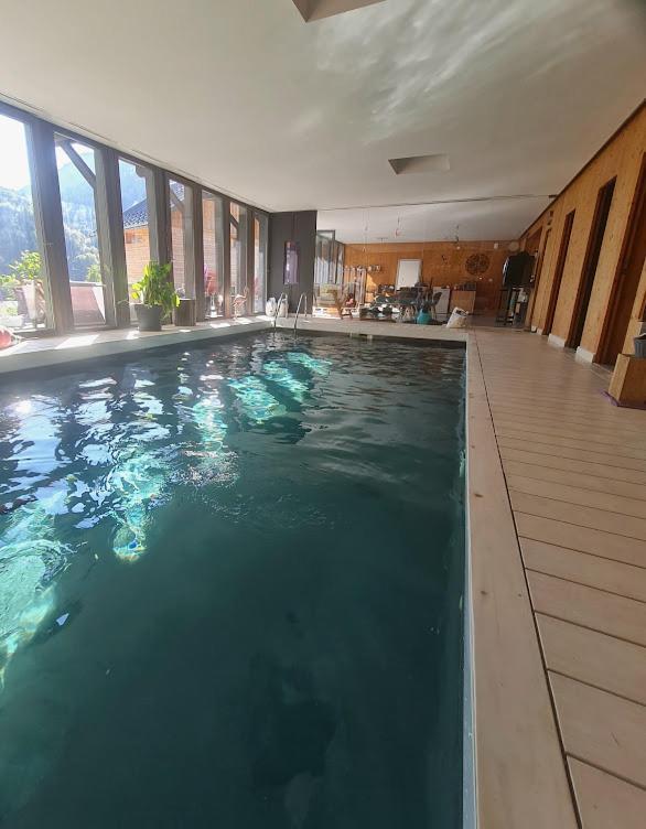 Le Chalet Du Blanc Spa Yoga Aillon-le-Jeune Exterior foto