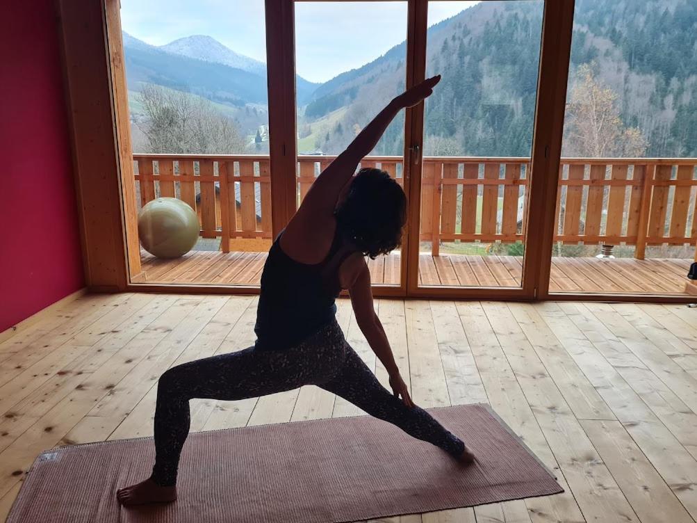 Le Chalet Du Blanc Spa Yoga Aillon-le-Jeune Exterior foto